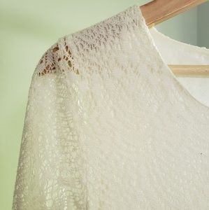 White Lace Swing Dress